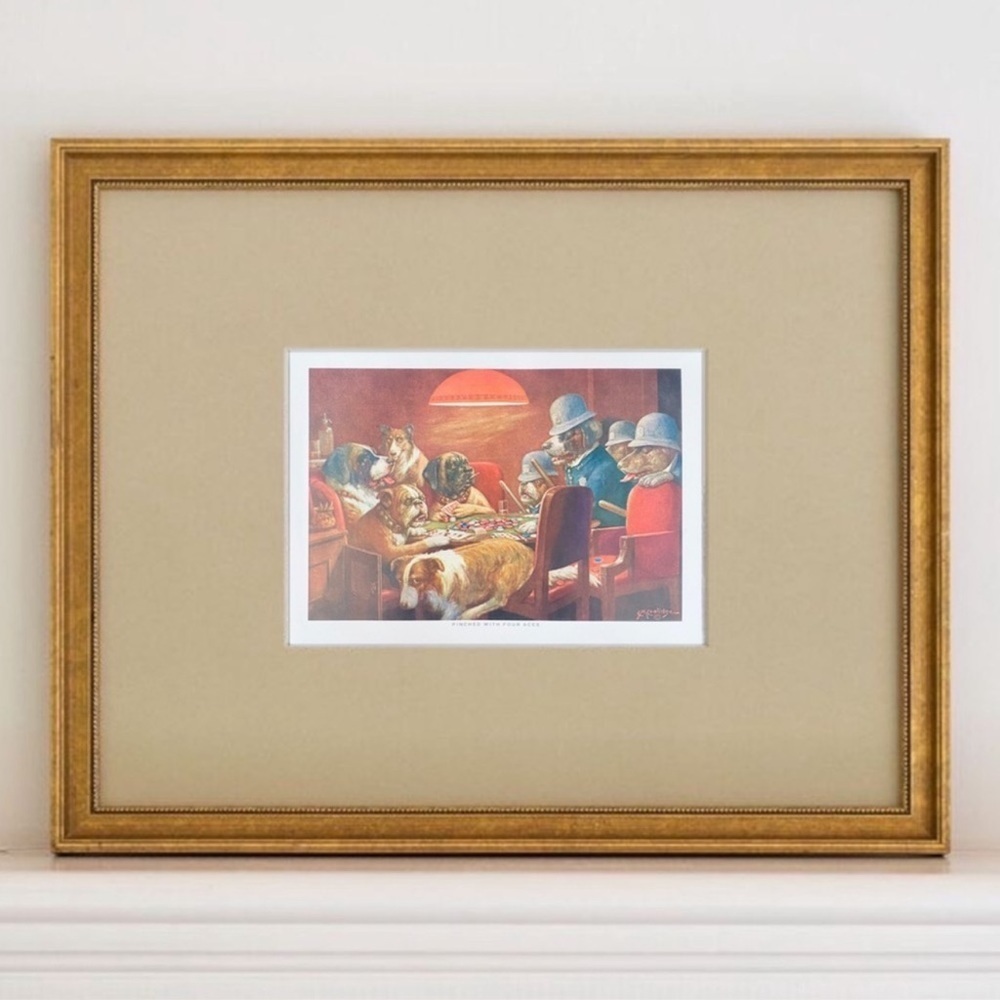 Pinched With Four Aces No.8 Art Print by Cassius Marcellus